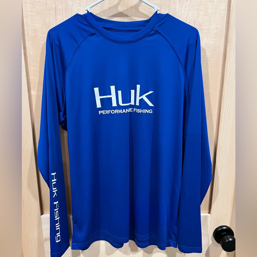HUK SPF performance fishing shirt
